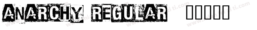 Anarchy Regular字体转换